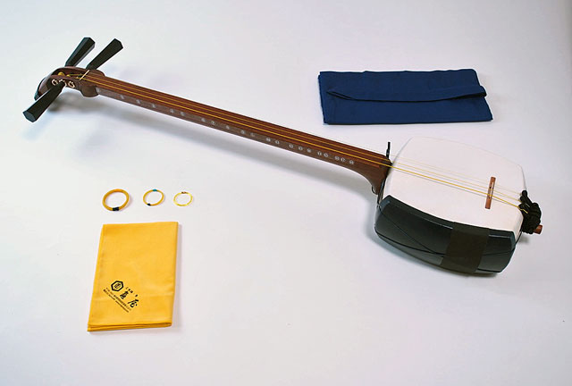 Tsugaru Karin (African Red Oak) Shamisen